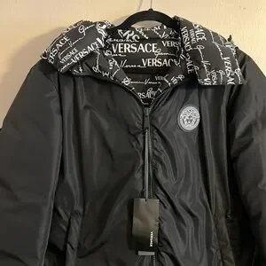 Versace | Jackets & Coats | Versace Mens Logo All Over Down Versace | Jackets & Coats | Versace Mens Logo All Over Down